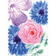 Blue Vintage Flower We've Moved Moving Announcements Image 2 of 6